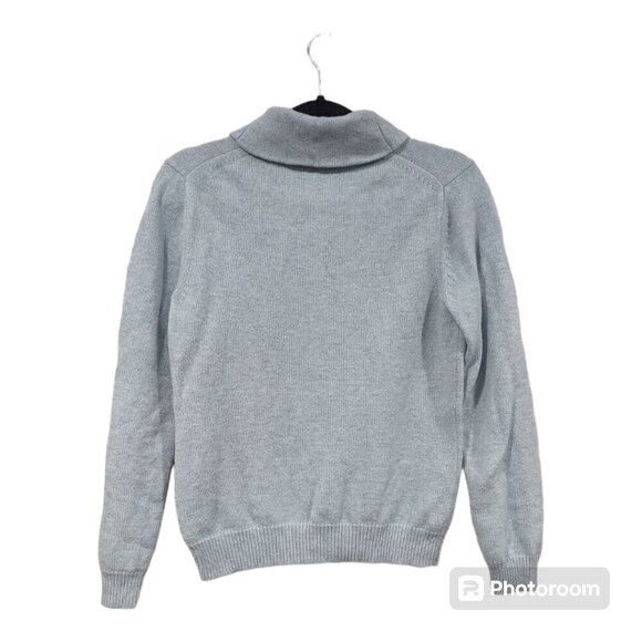 Brooks Brothers Lambs Wool Blue Sweater Size Large - Picture 2 of 6